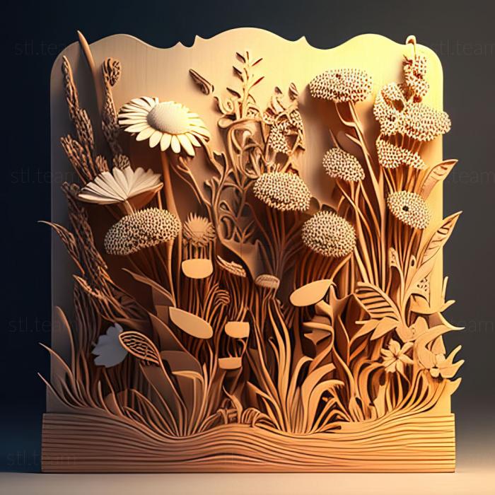3D model st meadow (STL)